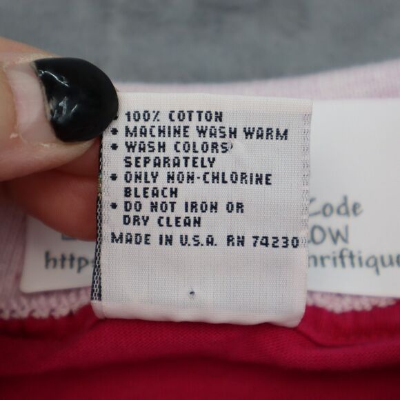 Gopher Shirt Womens L Pink Short Sleeve Collared Graphic Print Casual Outwear - Picture 3 of 15